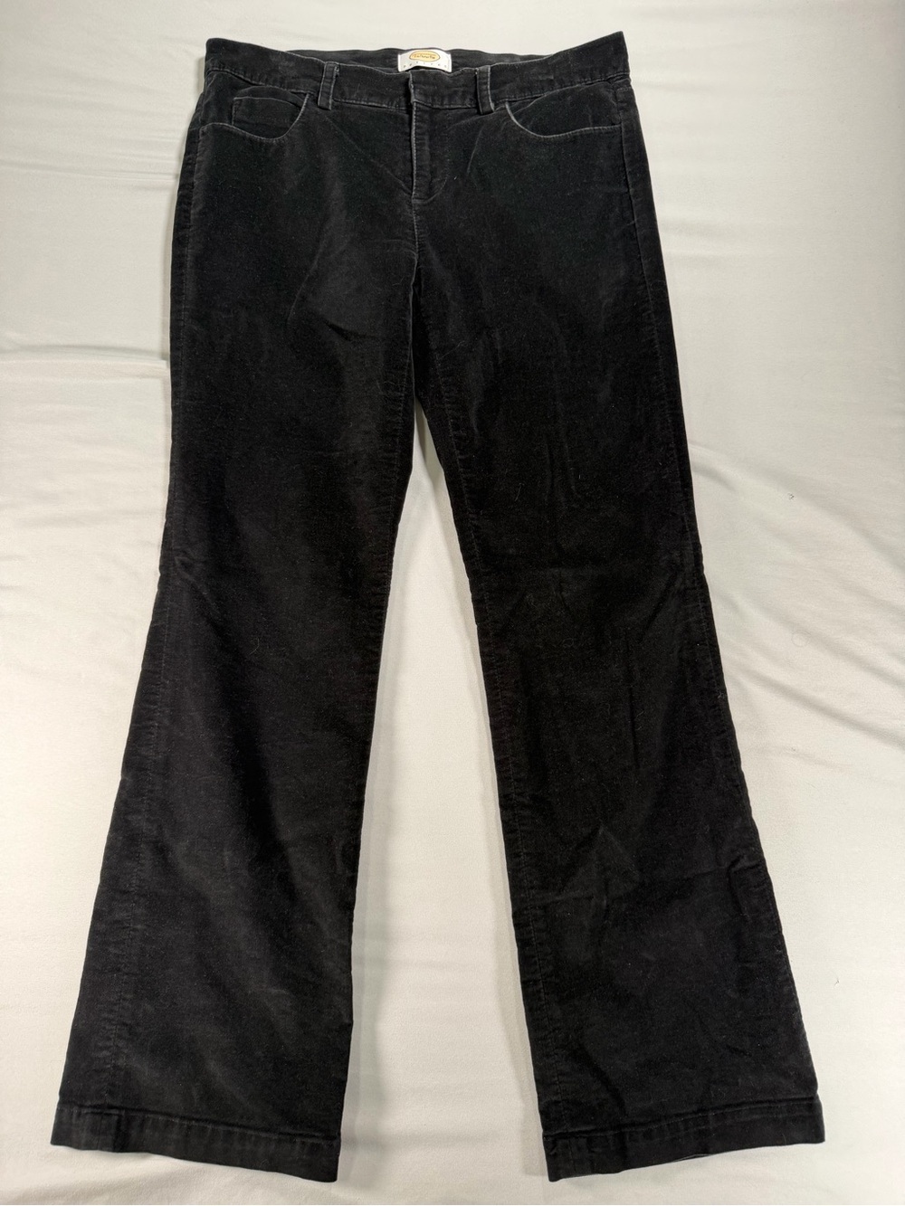 LOFT Corduroy Bootcut Pants Black Women's Size 4 Stretch Fine Wale #1100